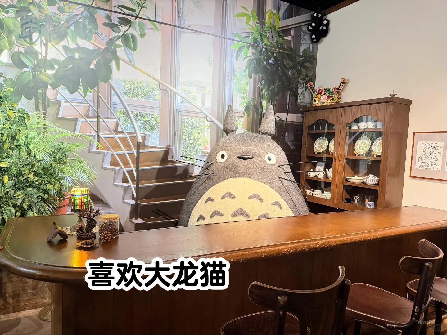 Totoro display inside Ghibli's Grand Warehouse